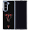 Texas Tech University Red Raiders Logo Galaxy Z Fold5 5G Clear Case